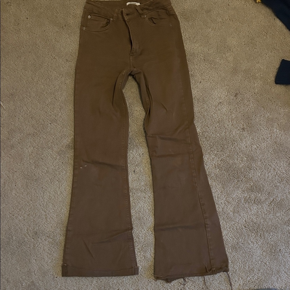 Garage Brown Flare Women's Jeans